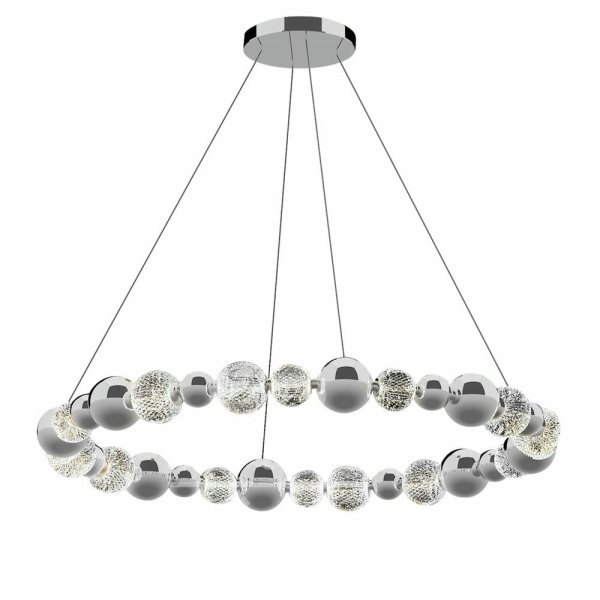 Подвесной светильник DeLight Collection Elliot Diamante MD21001002-1F chrome