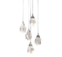 Подвесной светильник Delight Collection Crystal rock OM820083-5C (MD-020B-5 chrome)