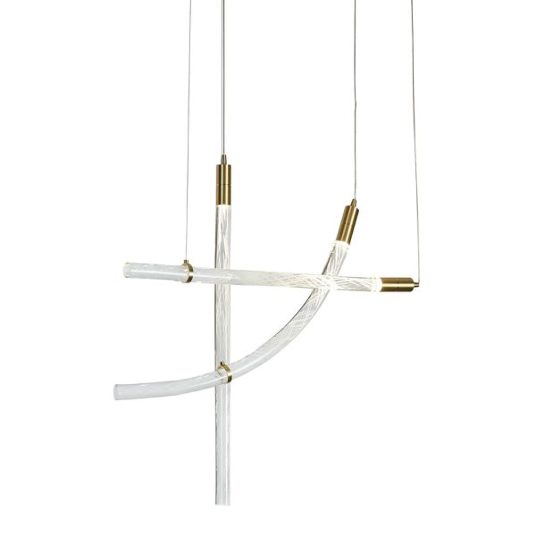 Подвесной светильник Delight Collection OB2412-3 gold/clear