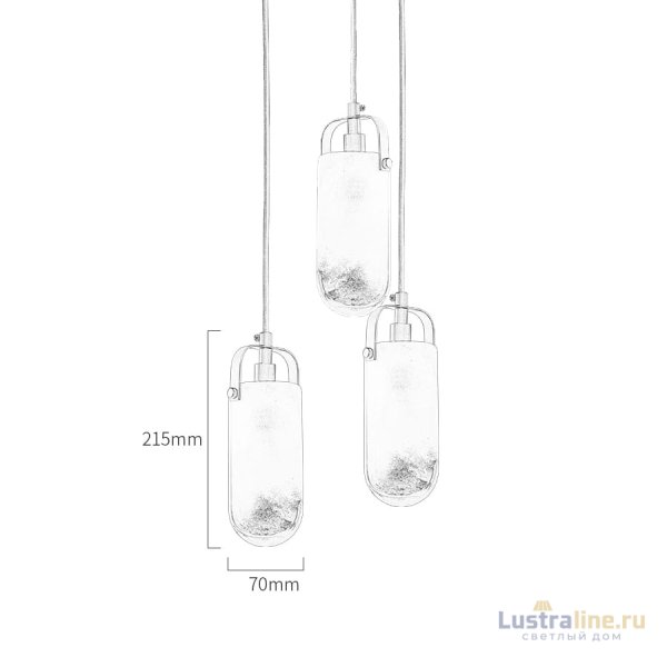 Подвесной светильник DeLight Collection Sorno MT9056-3H brass Подвесной светильник DeLight Collection Sorno MT9056-3H brass