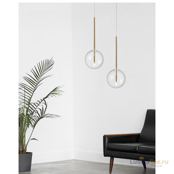 Подвесной светильник Delight Collection Ball Sola 9217P/D180 gold