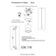 Подвесной светильник Crystal Lux CLT 066C80 BL