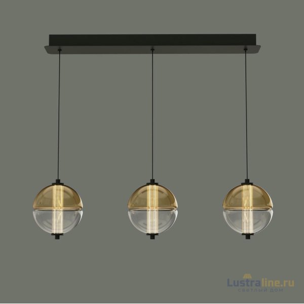 Подвесной светильник Delight Collection MD24022079-3B black/amber Подвесной светильник Delight Collection MD24022079-3B black/amber