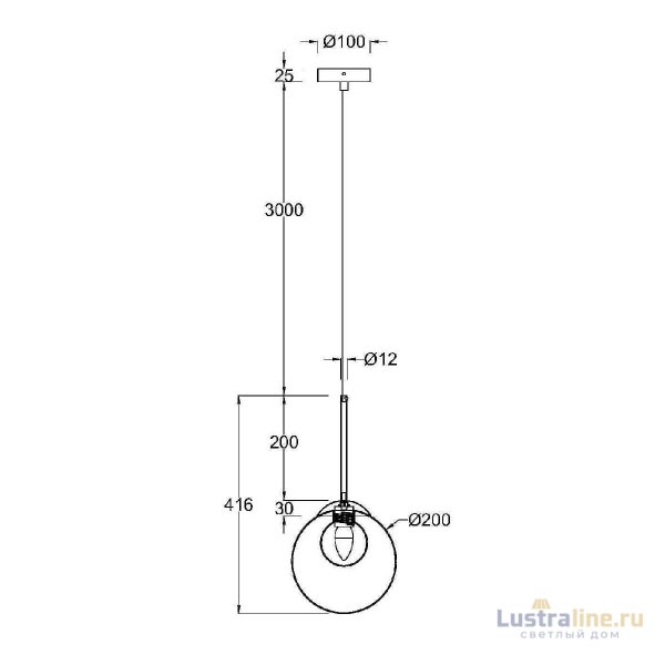Подвесной светильник Maytoni Basic form MOD521PL-01G3 Подвесной светильник Maytoni Basic form MOD521PL-01G3