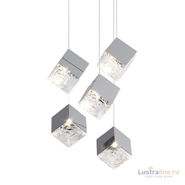 Подвесной светильник Delight Collection Pyrite 10301P/5 silver Подвесной светильник Delight Collection Pyrite 10301P/5 silver