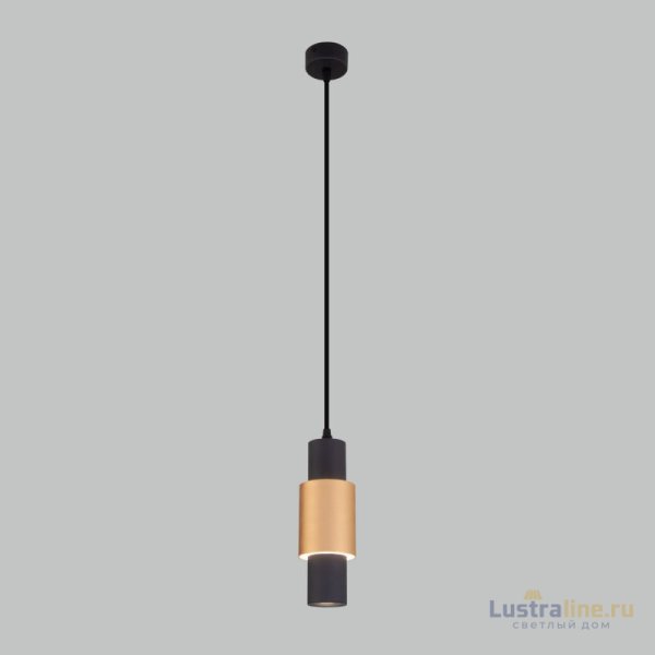 Подвесной светильник Eurosvet Bento 50204/1 LED черный/матовое золото