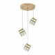 Подвесной светильник Indigo Radioso 12048/3P Gold V000134L
