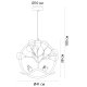 Подвесной светильник Arte Lamp Candy A7274SP-9GO