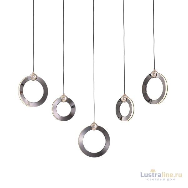 Подвесной светильник Delight Collection P0675 P0675-5B pearl black Подвесной светильник Delight Collection P0675 P0675-5B pearl black