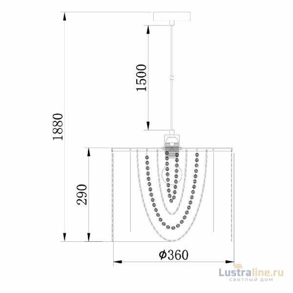 Подвесной светильник Escada Lodore 10173/1S