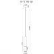 Подвесной светильник iLamp Lofty 10705-1 WH-BR
