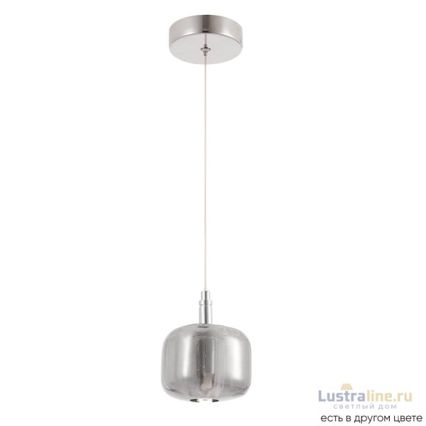 Подвесной светильник Crystal Lux BOX SP1 CHROME/SMOKE