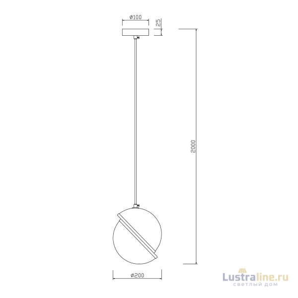 Подвесной светильник Freya Element FR5181PL-01CH