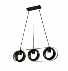 Подвесной светильник IMEX Rolf MD.21744-3-P-BK+CP