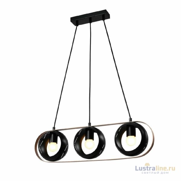 Подвесной светильник IMEX Rolf MD.21744-3-P-BK+CP Подвесной светильник IMEX Rolf MD.21744-3-P-BK+CP