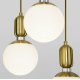 Подвесной светильник Eurosvet Bubble 50151/3 латунь