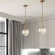 Подвесной светильник Delight Collection Ball Sola 9217P/D180 gold