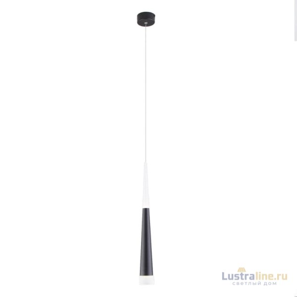 Подвесной светодиодный светильник Elektrostandard DLR038 7+1W 4200K черный матовый 4690389138560