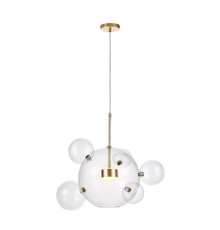 Подвесной светодиодный светильник Lumina Deco Neroni LDP 6016-5+1 GD