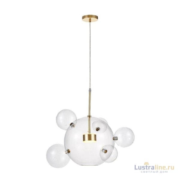 Подвесной светодиодный светильник Lumina Deco Neroni LDP 6016-5+1 GD