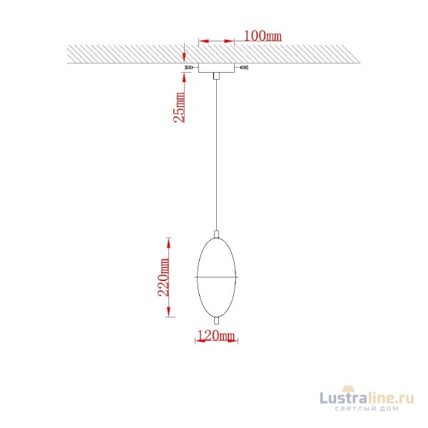 Подвесной светильник Arte Lamp Andromeda A2089SP-3GO