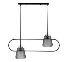 Подвесной светильник Indigo Astratto 11016/2P Black V000157 Подвесной светильник Indigo Astratto 11016/2P Black V000157