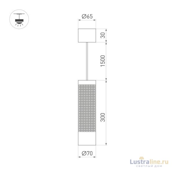 Подвесной светильник Arlight SP-Spicy-Hang-R70-13W Day4000 033681