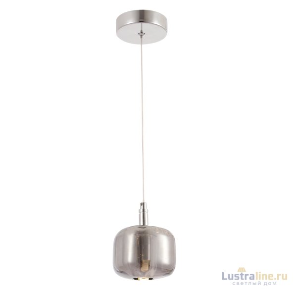 Подвесной светильник Crystal Lux BOX SP1 CHROME/SMOKE
