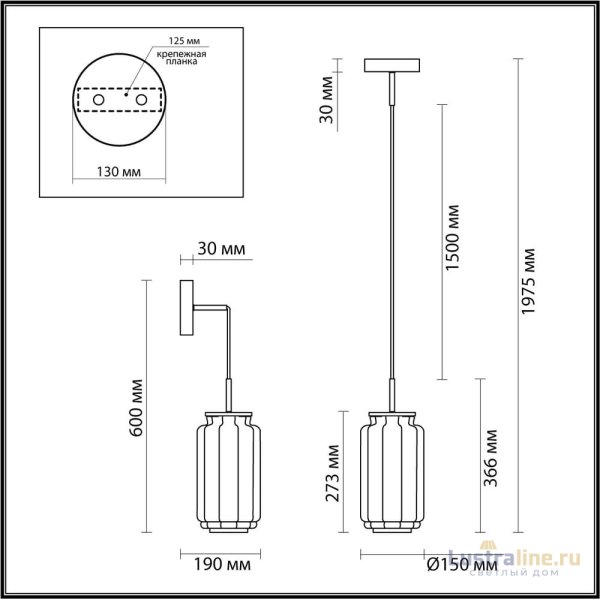 Подвесной светильник Odeon Light Jam 5408/11L Подвесной светильник Odeon Light Jam 5408/11L