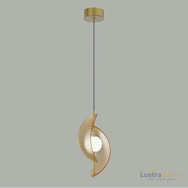 Подвесной светильник Delight Collection MD24030035-1A brass/amber Подвесной светильник Delight Collection MD24030035-1A brass/amber