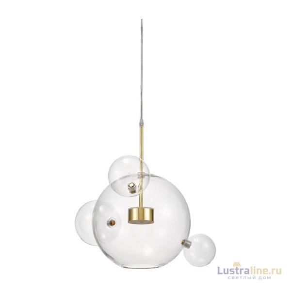 Подвесной светодиодный светильник Lumina Deco Neroni LDP 6016-3+1 GD