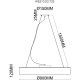Подвесной светильник Wertmark Edera WE510.02.723