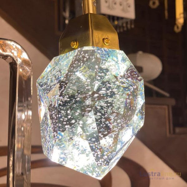 Подвесной светильник Delight Collection Crystal rock OM820083-1G (MD-020B-1 gold) Подвесной светильник Delight Collection Crystal rock OM820083-1G (MD-020B-1 gold)