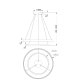 Подвесной светильник Maytoni Rim MOD058PL-L74W4K