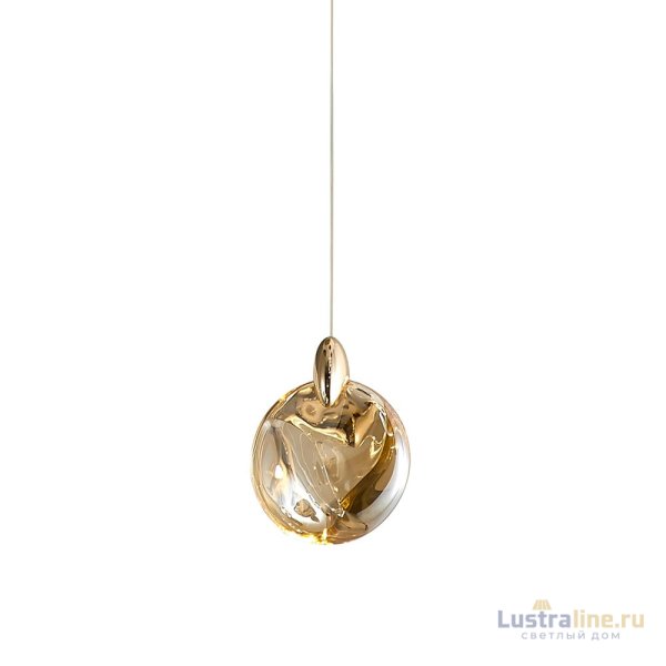 Подвесной светильник Delight Collection OD2440-1 gold/amber Подвесной светильник Delight Collection OD2440-1 gold/amber