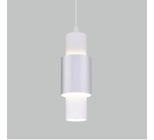 Подвесной светильник Eurosvet Bento 50204/1 LED белый/матовое серебро