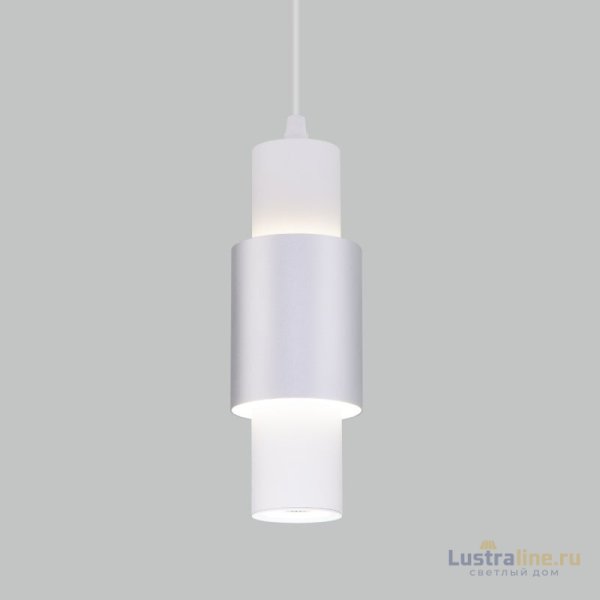 Подвесной светильник Eurosvet Bento 50204/1 LED белый/матовое серебро