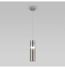 Подвесной светильник Eurosvet Lumen 50244/1 LED хром/дымчатый a061289