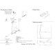 Подвесной светильник Crystal Lux CLT 027C4 L1000 BL