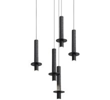 Подвесной светильник iLamp Lofty 10704P/1-D150 BK-GR
