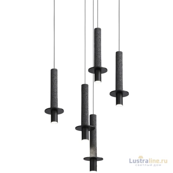 Подвесной светильник iLamp Lofty 10704P/1-D150 BK-GR