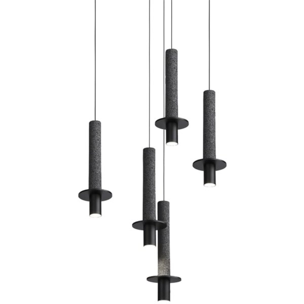 Подвесной светильник iLamp Lofty 10704P/1-D150 BK-GR