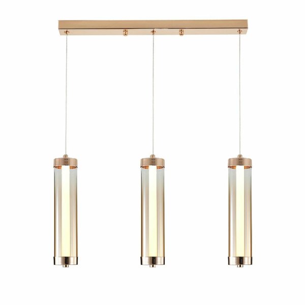 Подвесной светильник Indigo Rilucente 11061/3P Gold V000150L