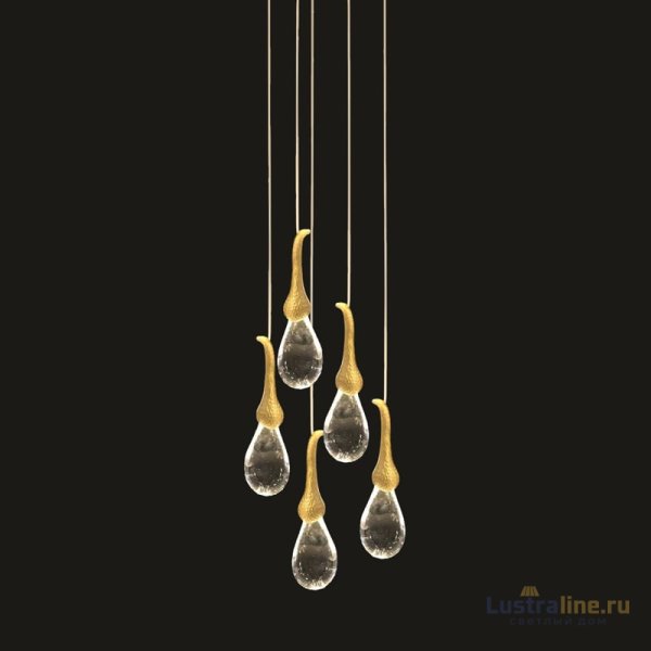 Подвесной светильник Delight Collection Seed OMG07287-5 gold