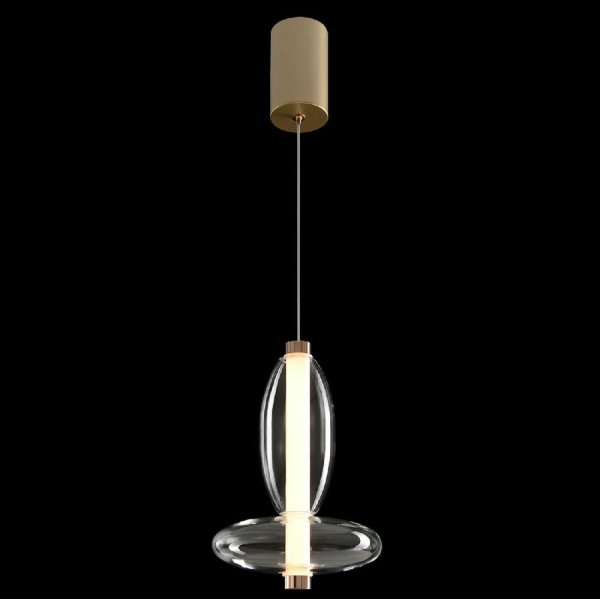 Подвесной светильник Crystal Lux QUASAR SP7W LED TRANSPARENT