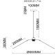 Подвесной светильник Wertmark Palma WE520.01.716
