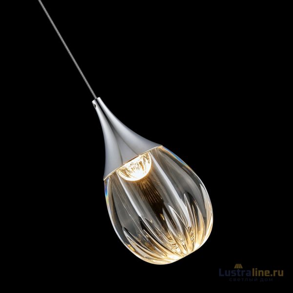Подвесной светильник Delight Collection Stilla MD24001004-1A chrome/clear Подвесной светильник Delight Collection Stilla MD24001004-1A chrome/clear