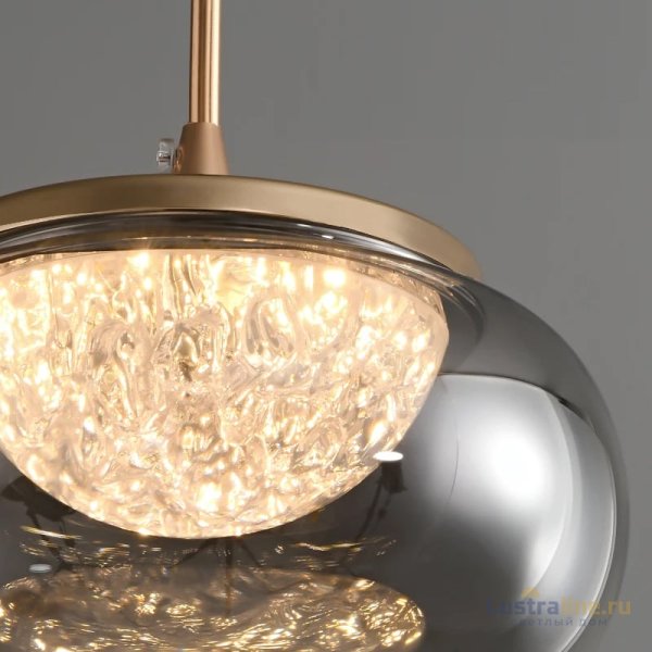 Подвесной светильник Delight Collection MT9128-1H gold/smoke Подвесной светильник Delight Collection MT9128-1H gold/smoke