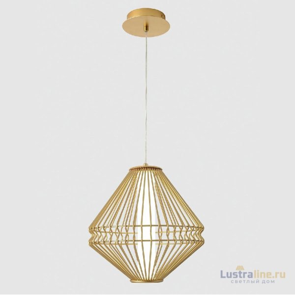 Подвесной светильник Crystal Lux CUADRA SP15W LED GOLD