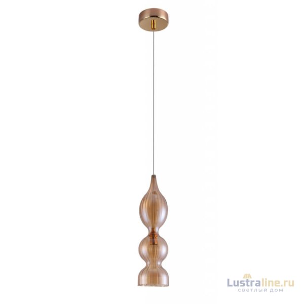 Подвесной светильник Crystal Lux Iris SP1 B Amber